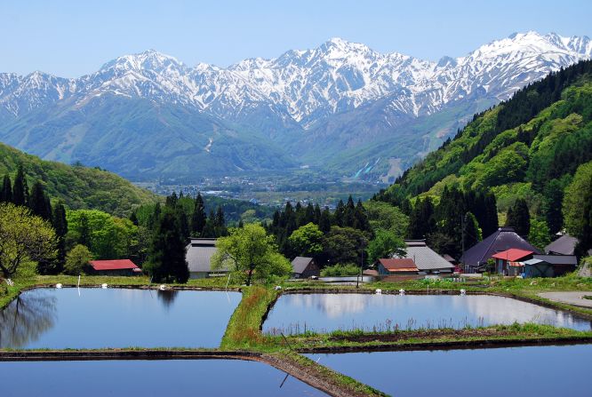 Hakuba village (Nagano): Revered as a ski resort town in the northern Japanese Alps, Hakuba is equally appealing during the summer. The hike up to Happo Pond is among the most scenic trails in the country. 