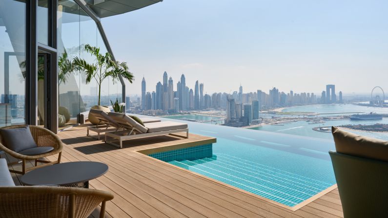 Dubai: Set at a height of 200 meters, the new Aura Skypool is the world's first and highest 360-degree infinity pool. 