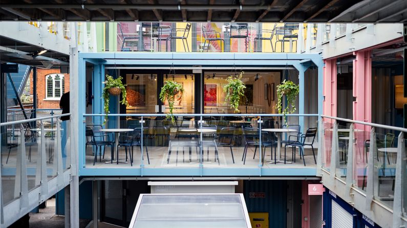 Indoor dining: Eating indoors is permitted in the UK, including at Wildflower, a new fine dining restaurant in a shipping container in Camden, London. It first opened in March 2020, weeks before lockdown. 