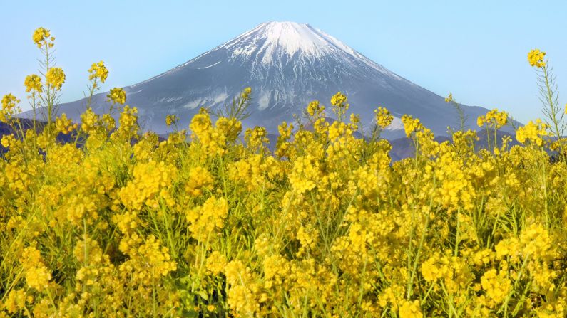 Mount Fuji: One of Japan's three sacred mountains and one of its most recognizable natural attractions, Mount Fuji is a popular hiking destination for pilgrims and travelers. Its seemingly symmetrical shape is an icon that has appeared on many postcards and artworks in Japan.